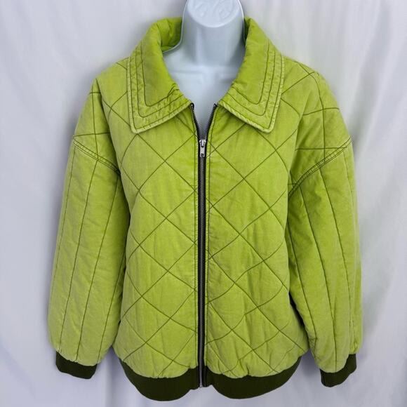 Wild Fable Lime Green Jacket Size Large - Picture 1 of 10
